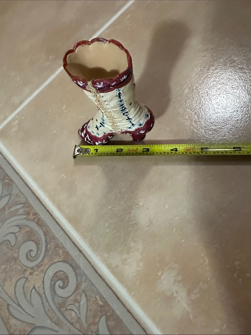 VTG COLLECTABLE “Just The Right Shoe” Opera Boot Figurine - Picture 10 of 11
